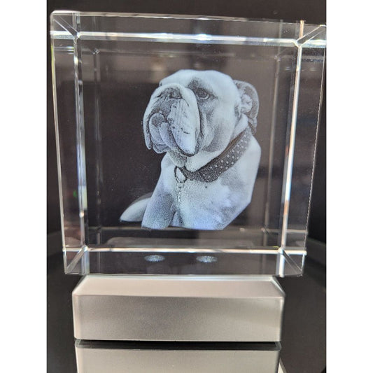 Pet Memorial 80mm x 80mm x 40mm